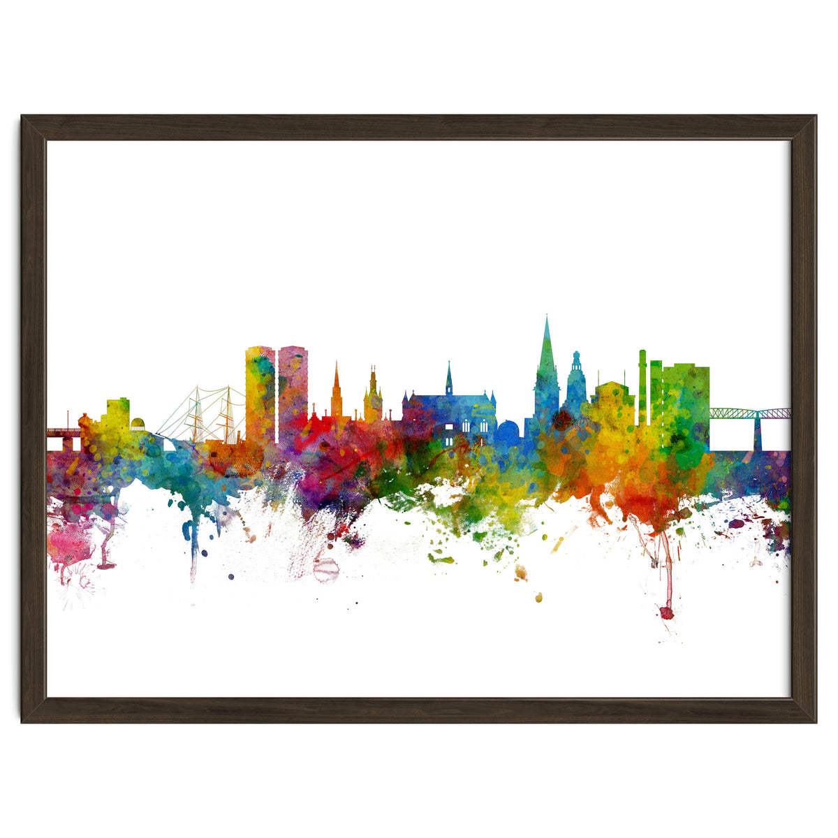 Dundee Scotland Skyline