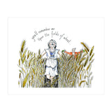 Upon The Fields Of Wheat (Print Only) thumbnail