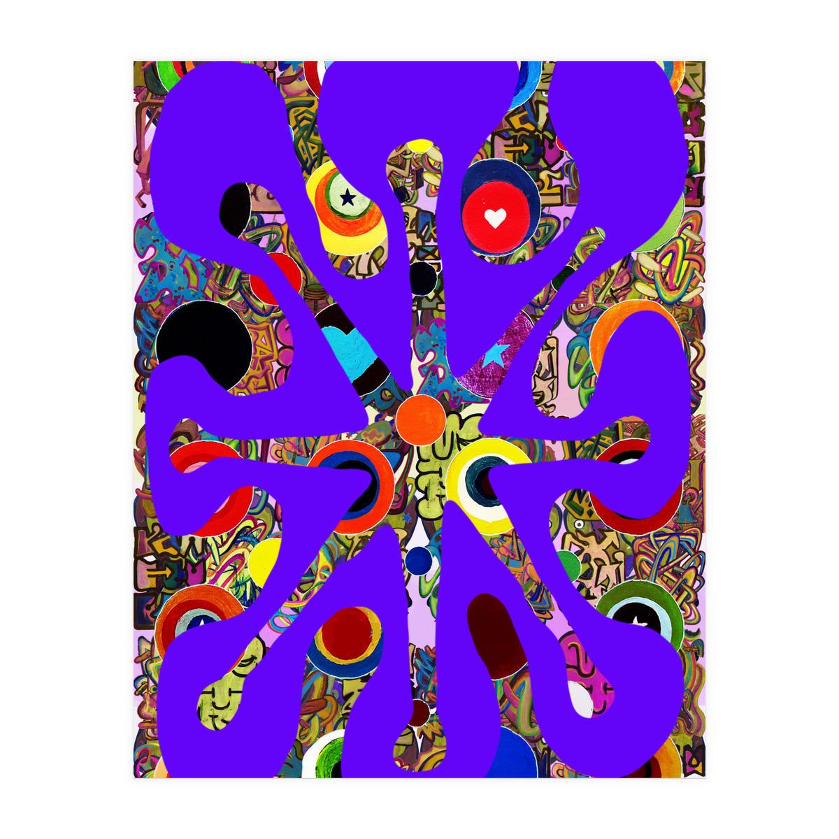 Fuego Y Graffiti 85 (Print Only)