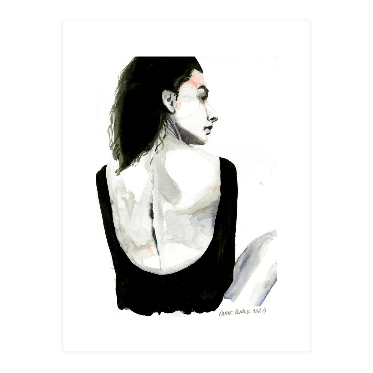 Untitled #4 - Woman with her back to us (Print Only)