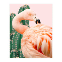 Flamingo & Cactus (Print Only)