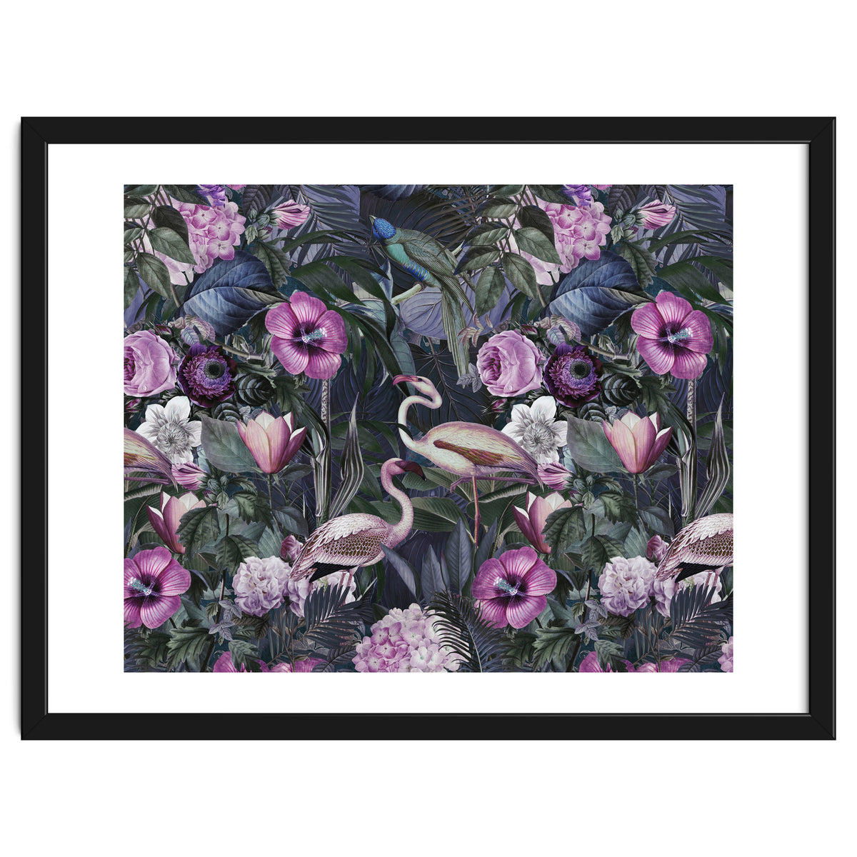 Flamingos Dark Jungle 2