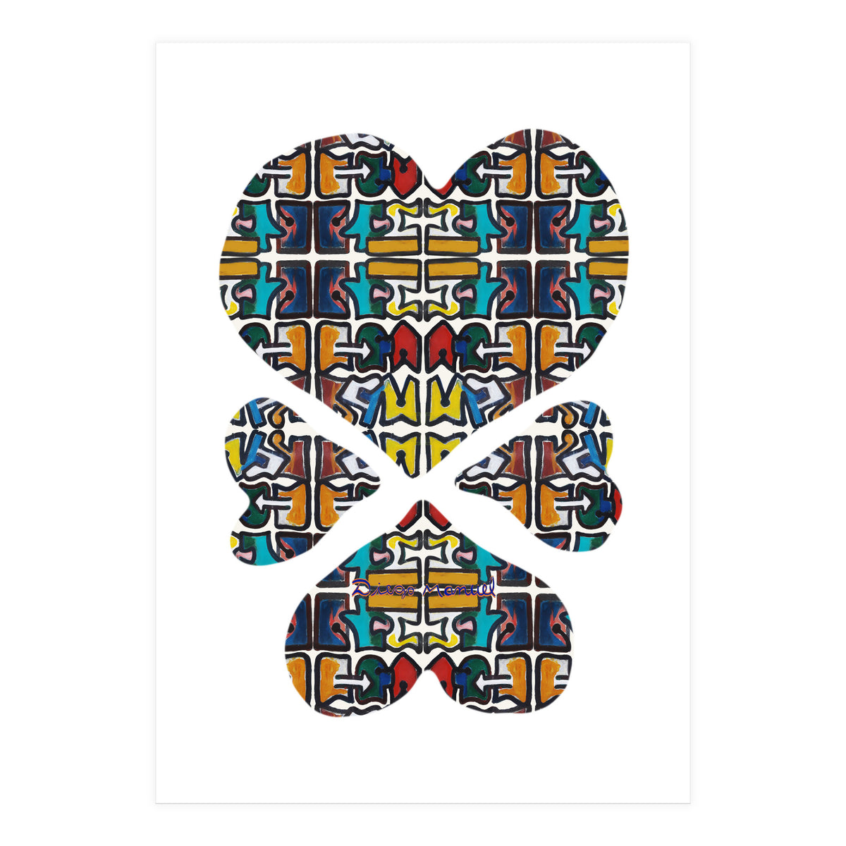 4 Corazones 8  (Print Only)