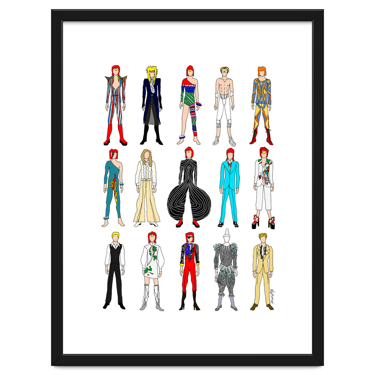 Outfits of Bowie Fashion