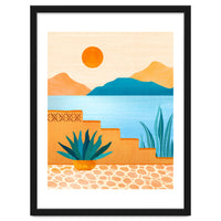 Baja Landscape Illustration