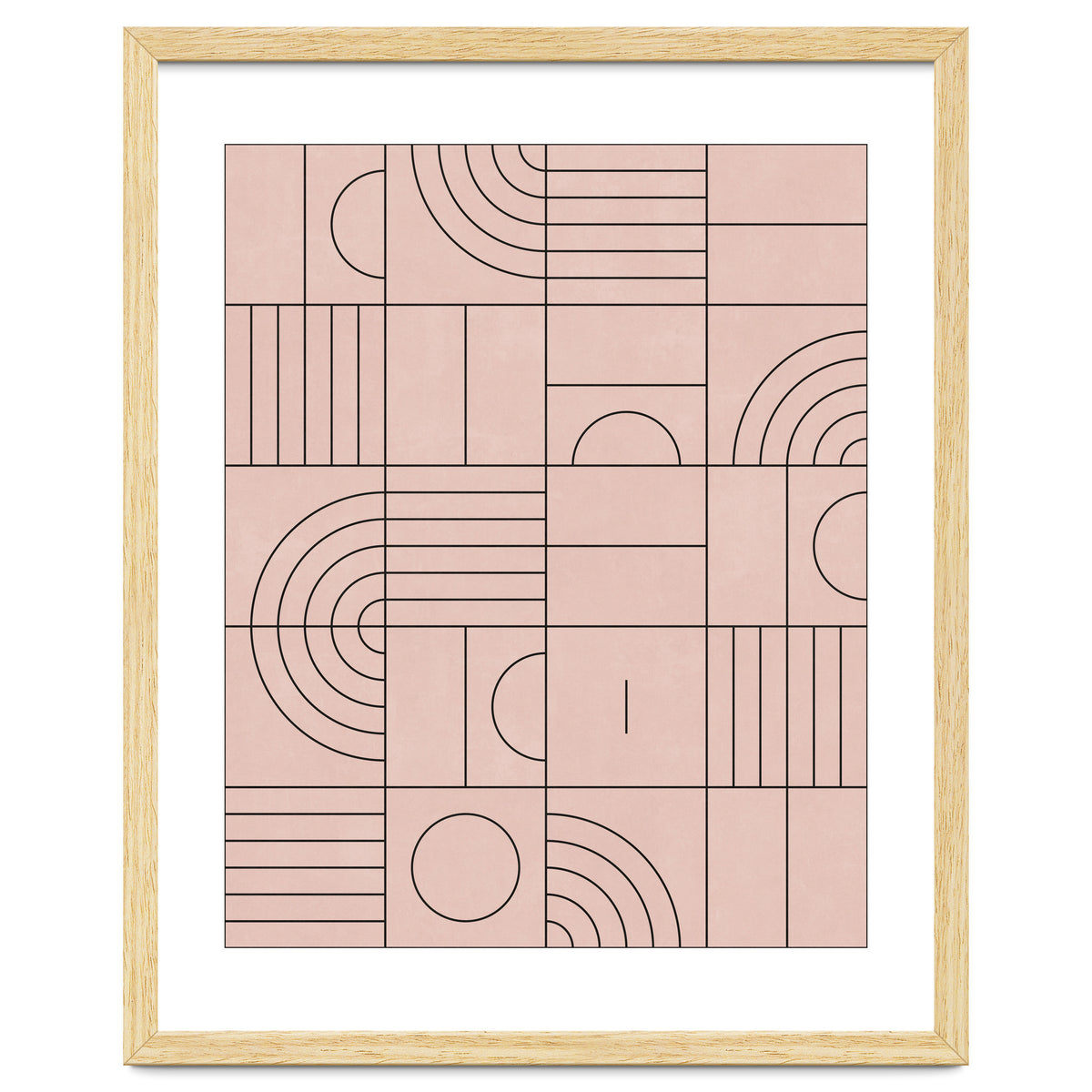 My Favorite Geometric Patterns No.20 - Pale Pink