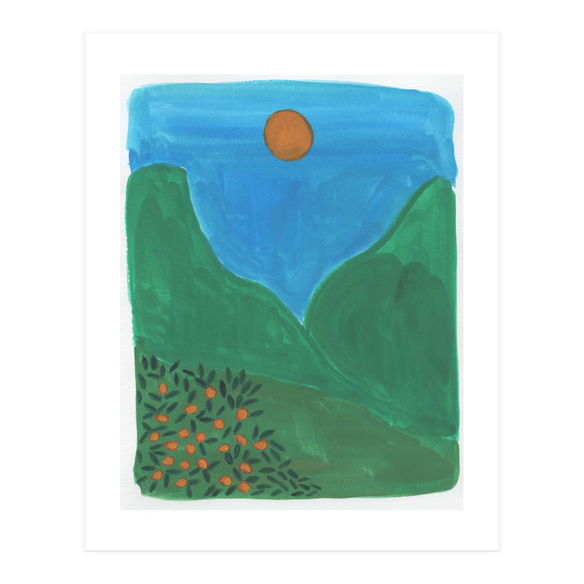 Oranges Field (Print Only)