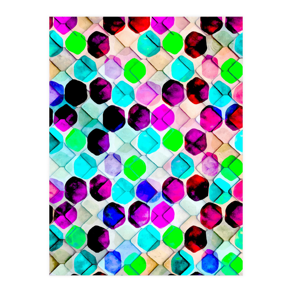 Irregular Hexagons (Print Only)