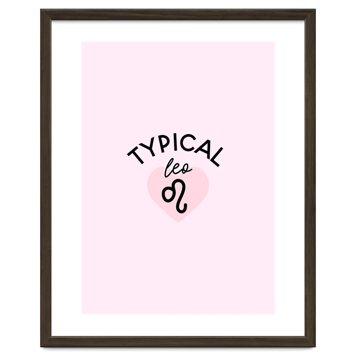 Typical Leo Horoscope Print