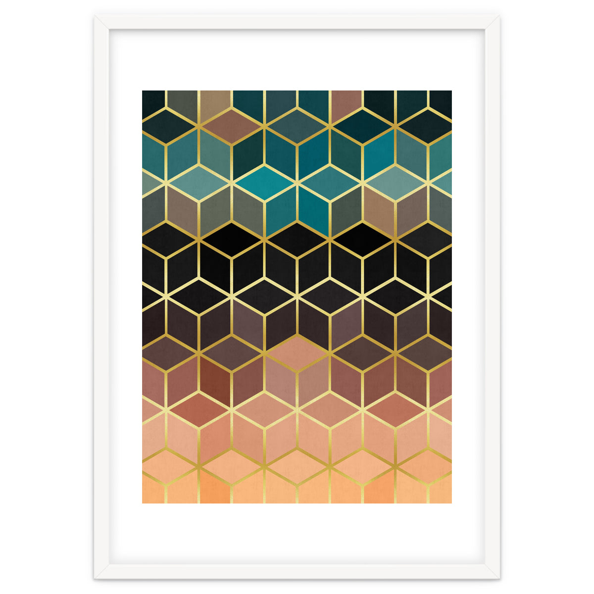 Colorful and golden pattern III