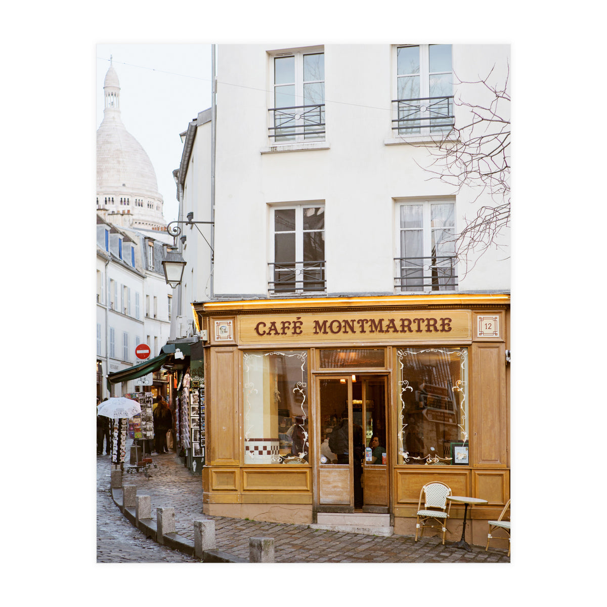 Cafe Montmartre in Paris (Print Only)