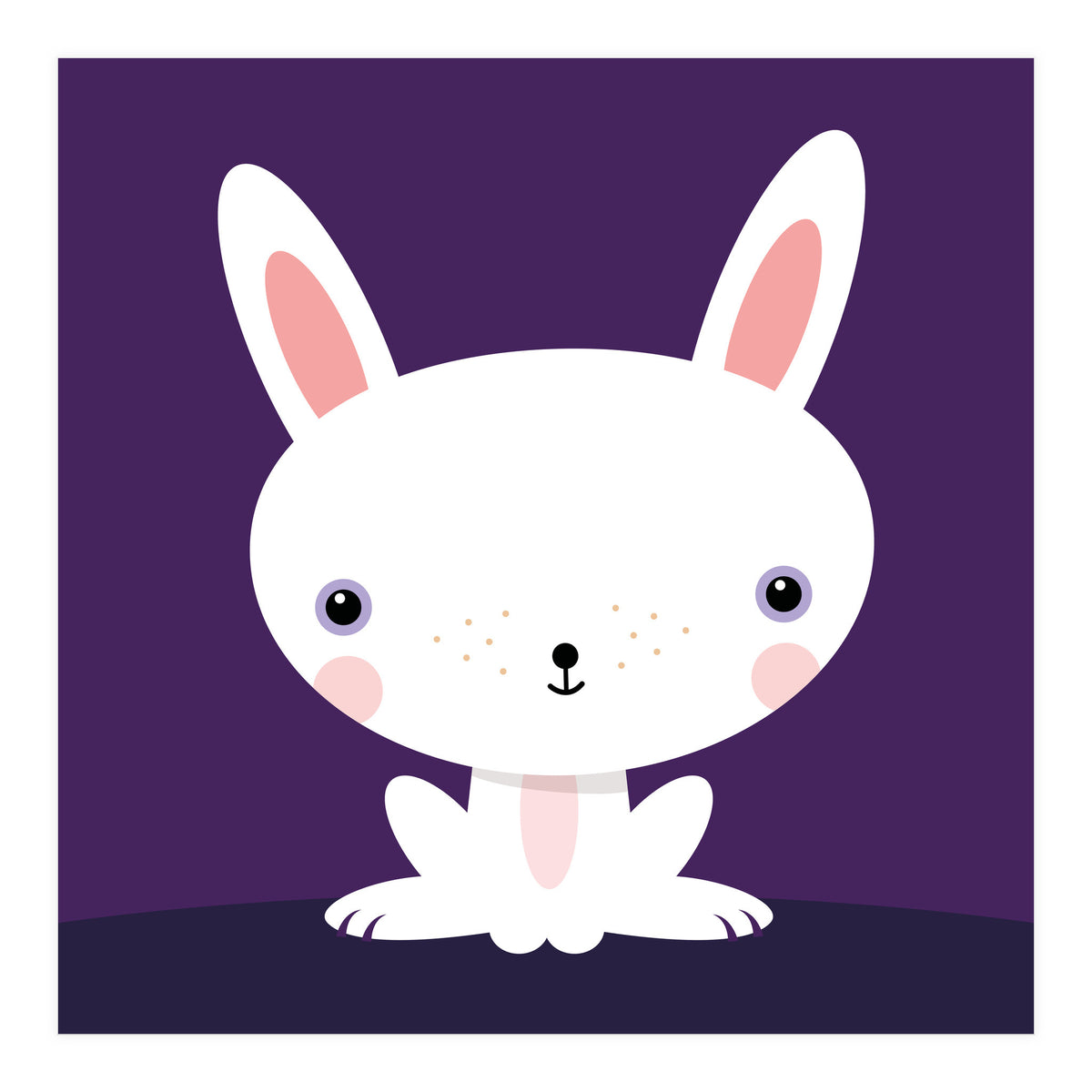 Nursery Kawaii Rabbit (Print Only)