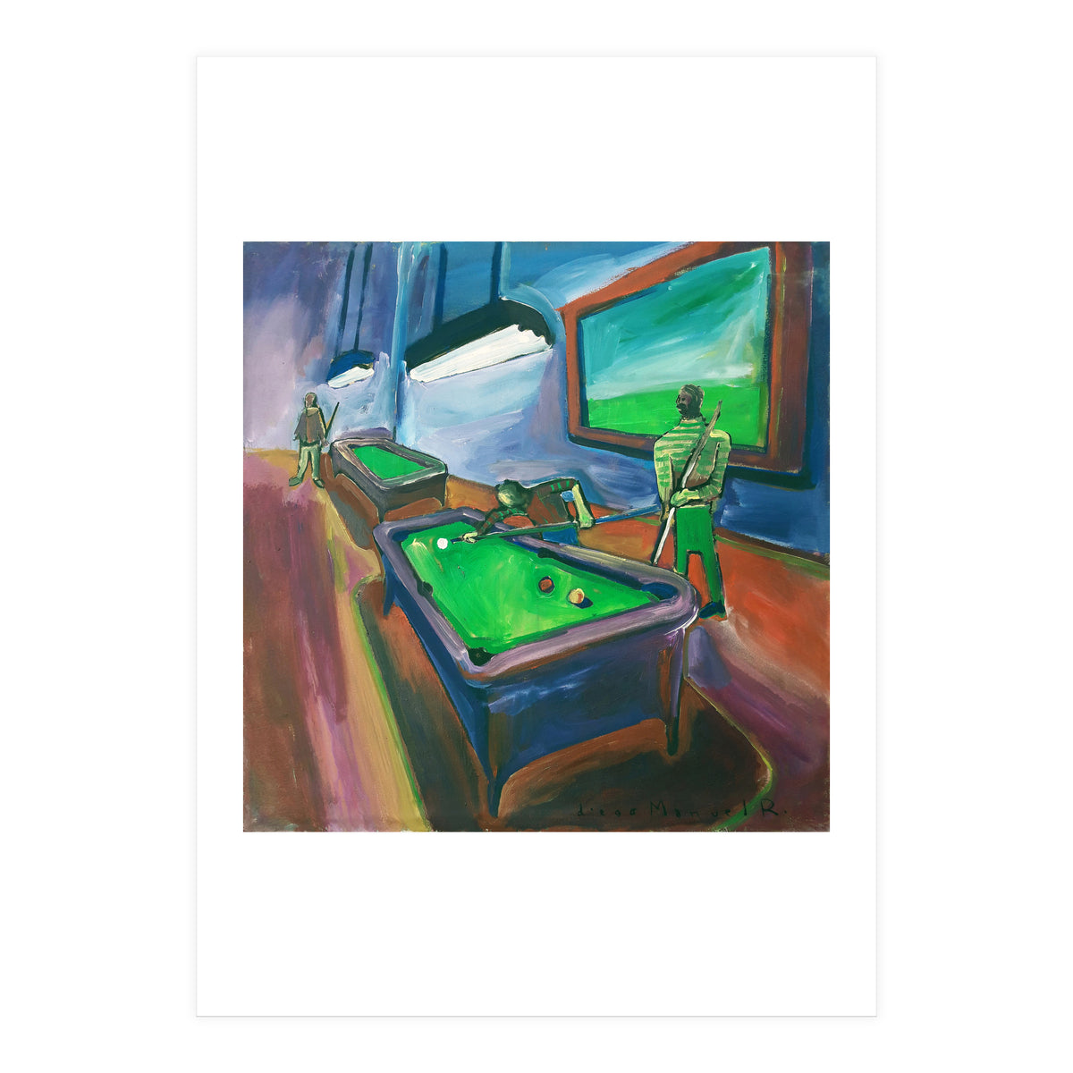 Noche De Pool (Print Only)