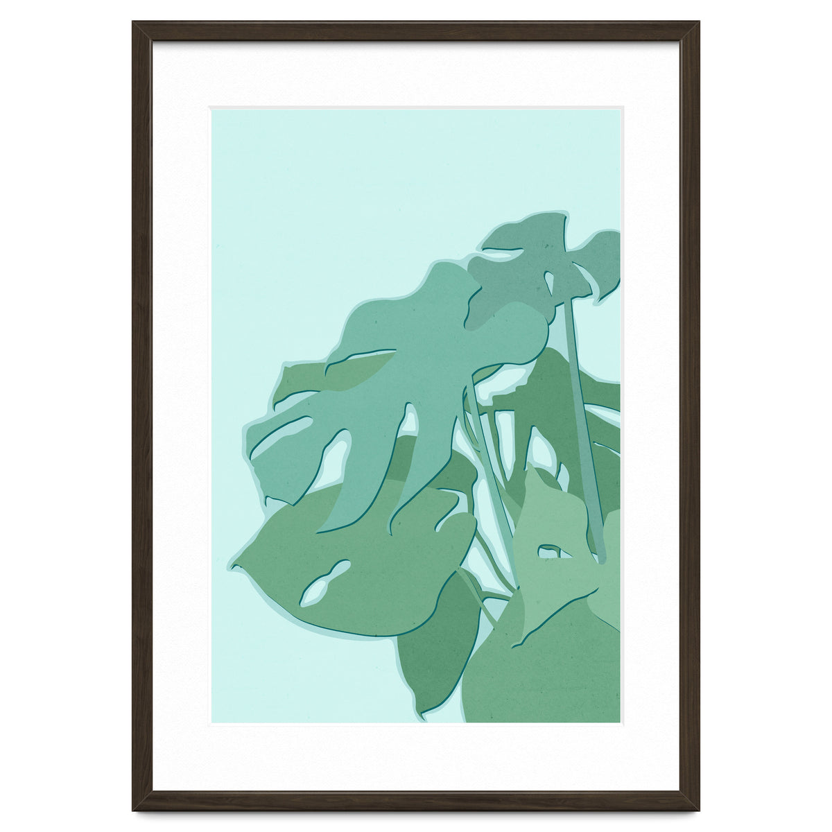 Minimal Monstera Leaves - Greener Eden