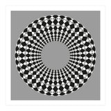 Black and white round (Print Only) thumbnail