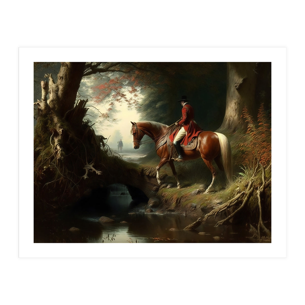 19th Century English Country Scene (Print Only)