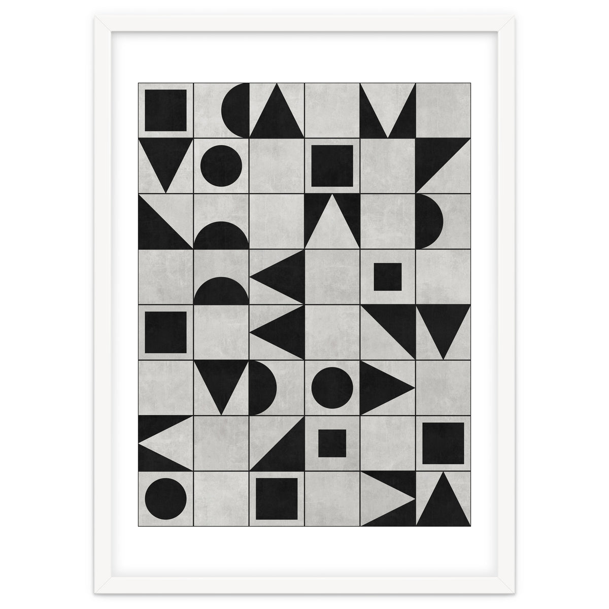 My Favorite Geometric Patterns No.12 - Grey