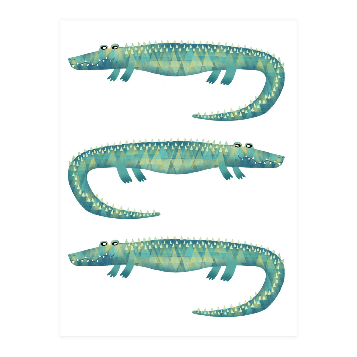 Alligator Trio (Print Only)