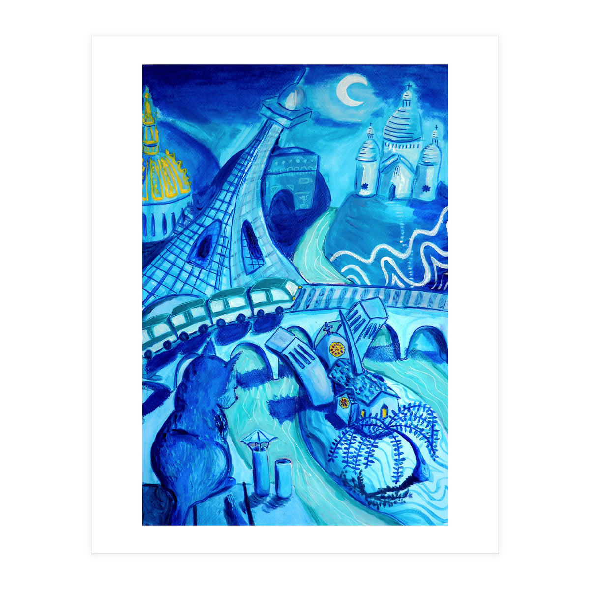 Night In Paris (Print Only)