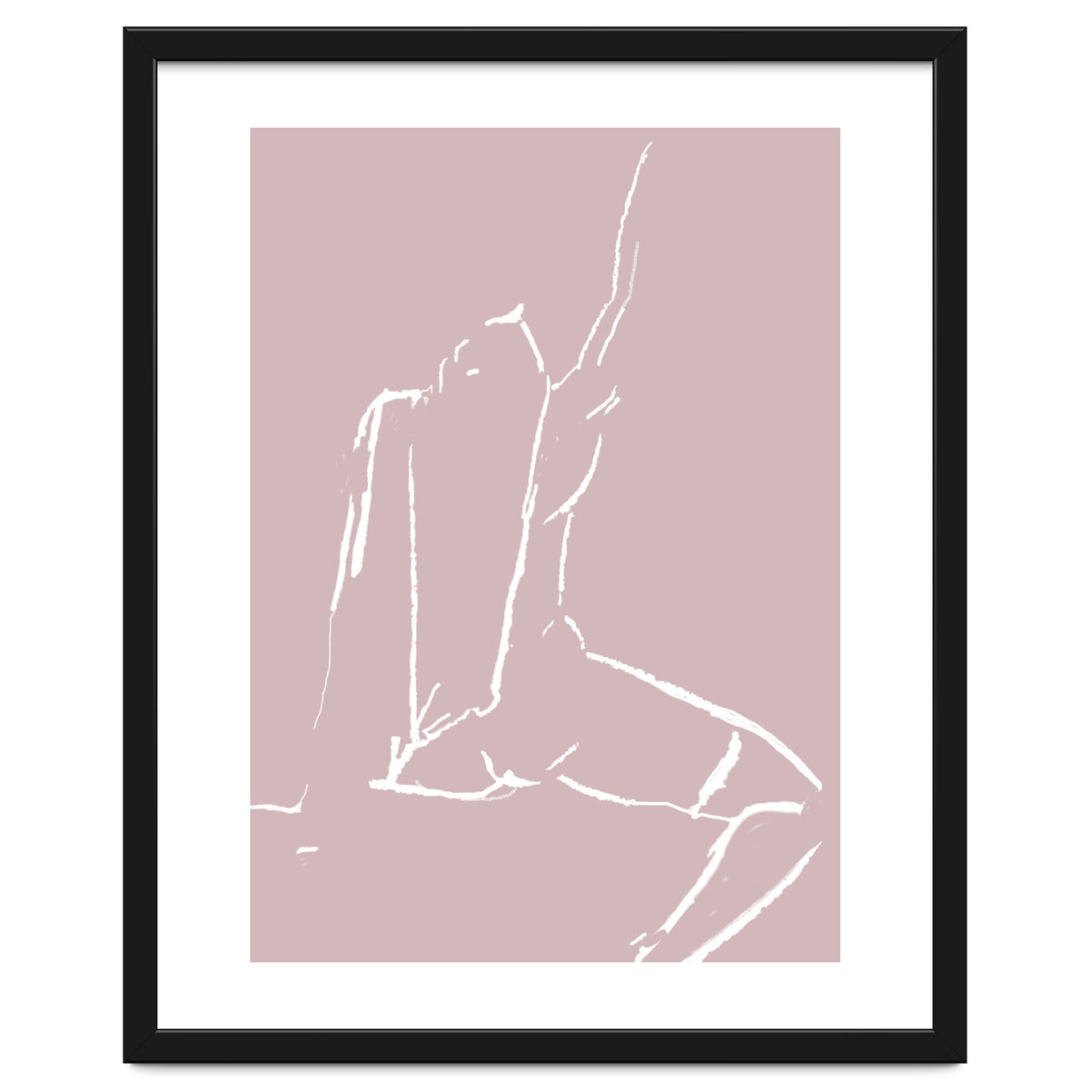 Seated Woman Pink
