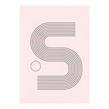 Rainbow Line Art Mid Century Modern (Print Only) thumbnail