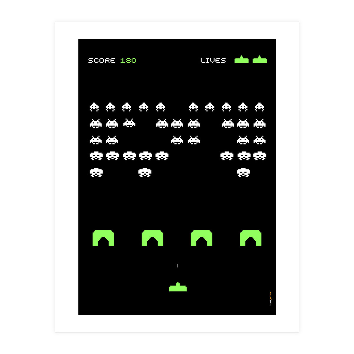 Space Invaders (Print Only)