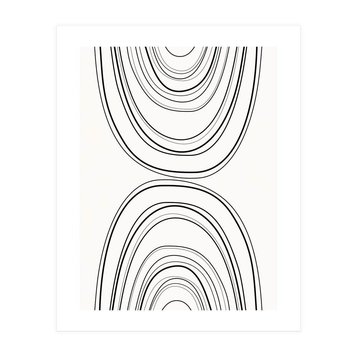 MINIMALIST ART - LINE ARCHES (Print Only)
