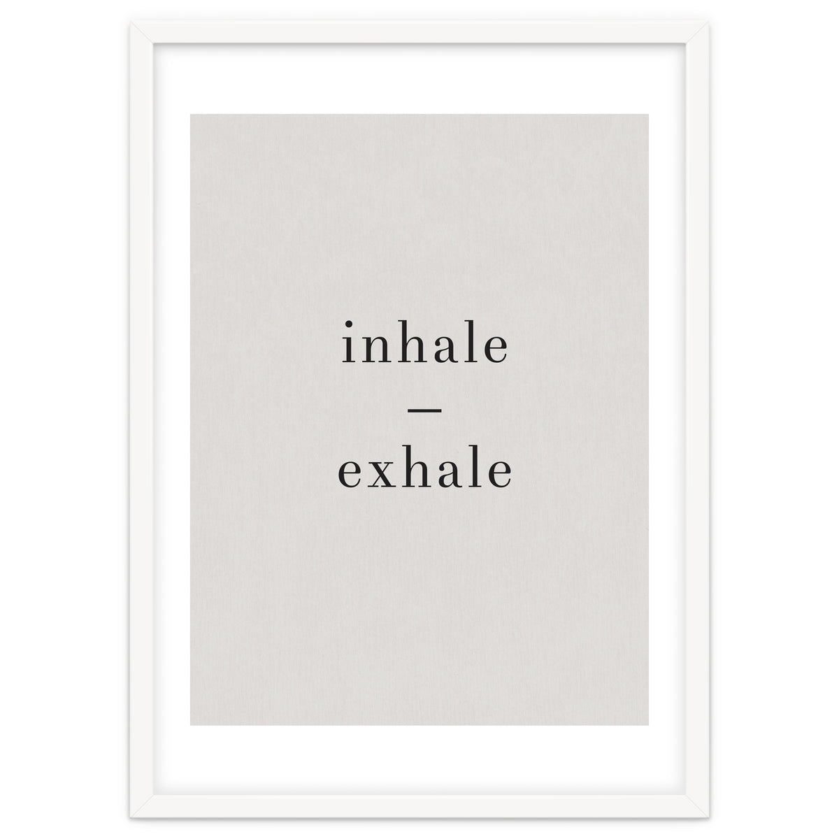 Inhale Exhale Grey Yoga