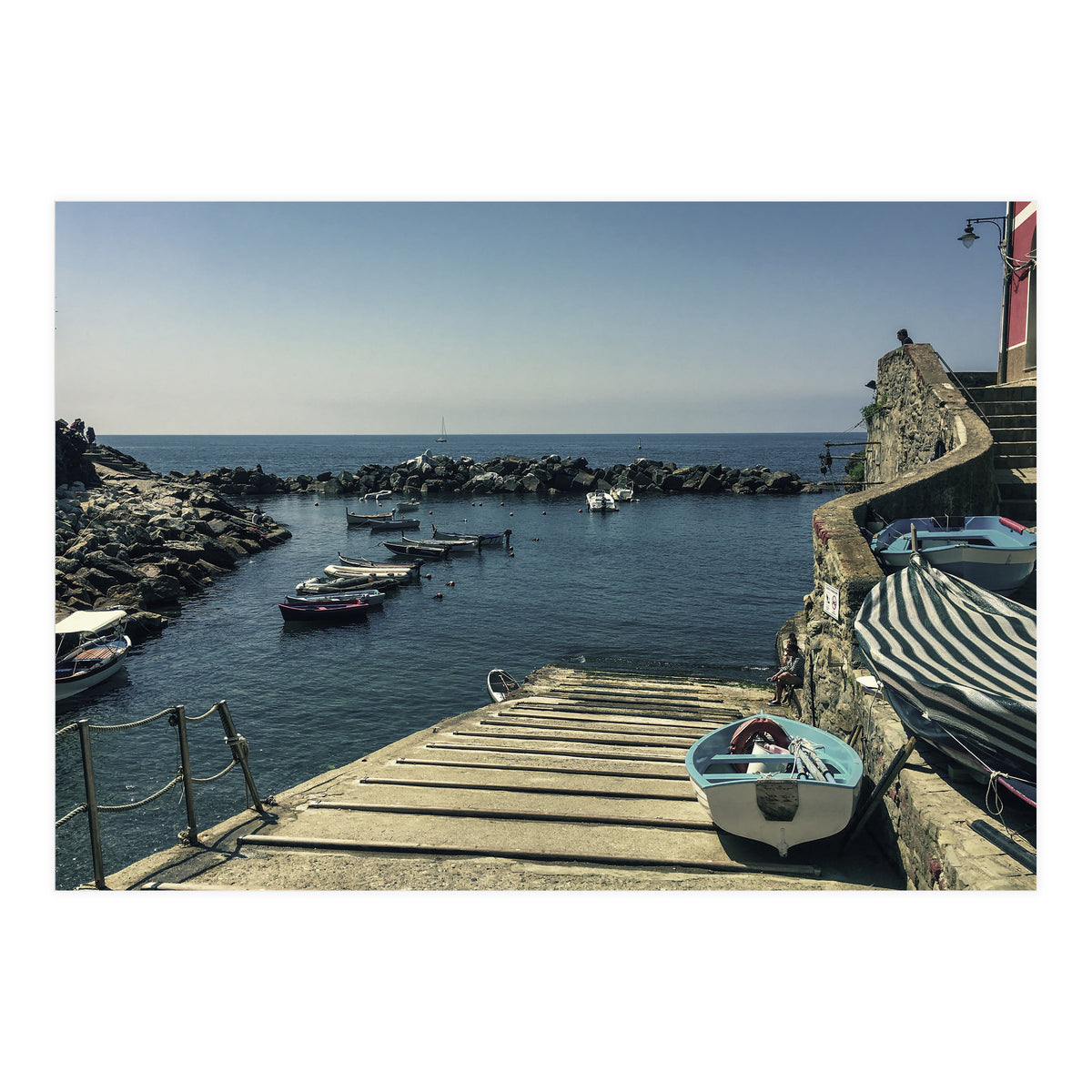 Cinque Terre Boarding (Print Only)