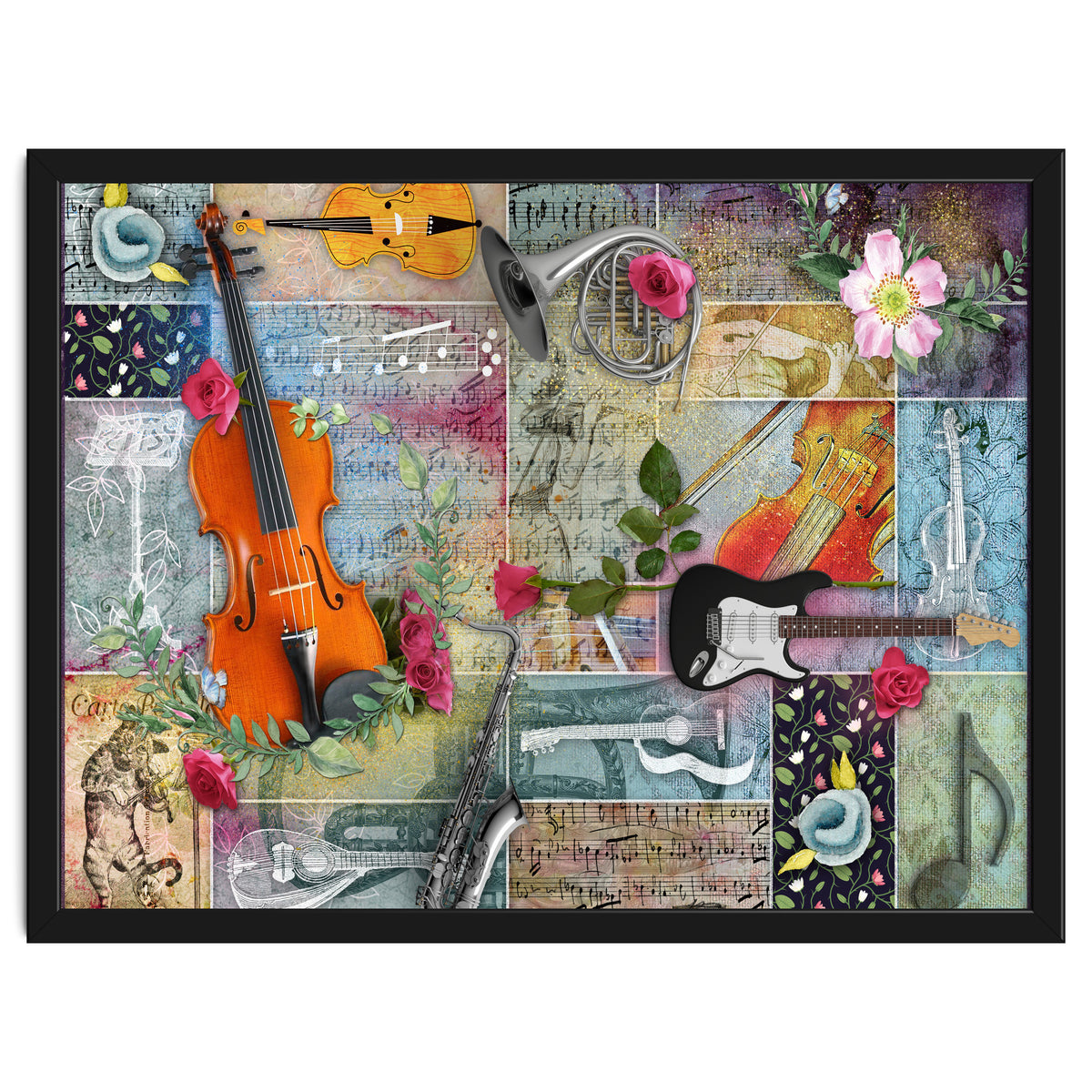 Musical Garden Collage