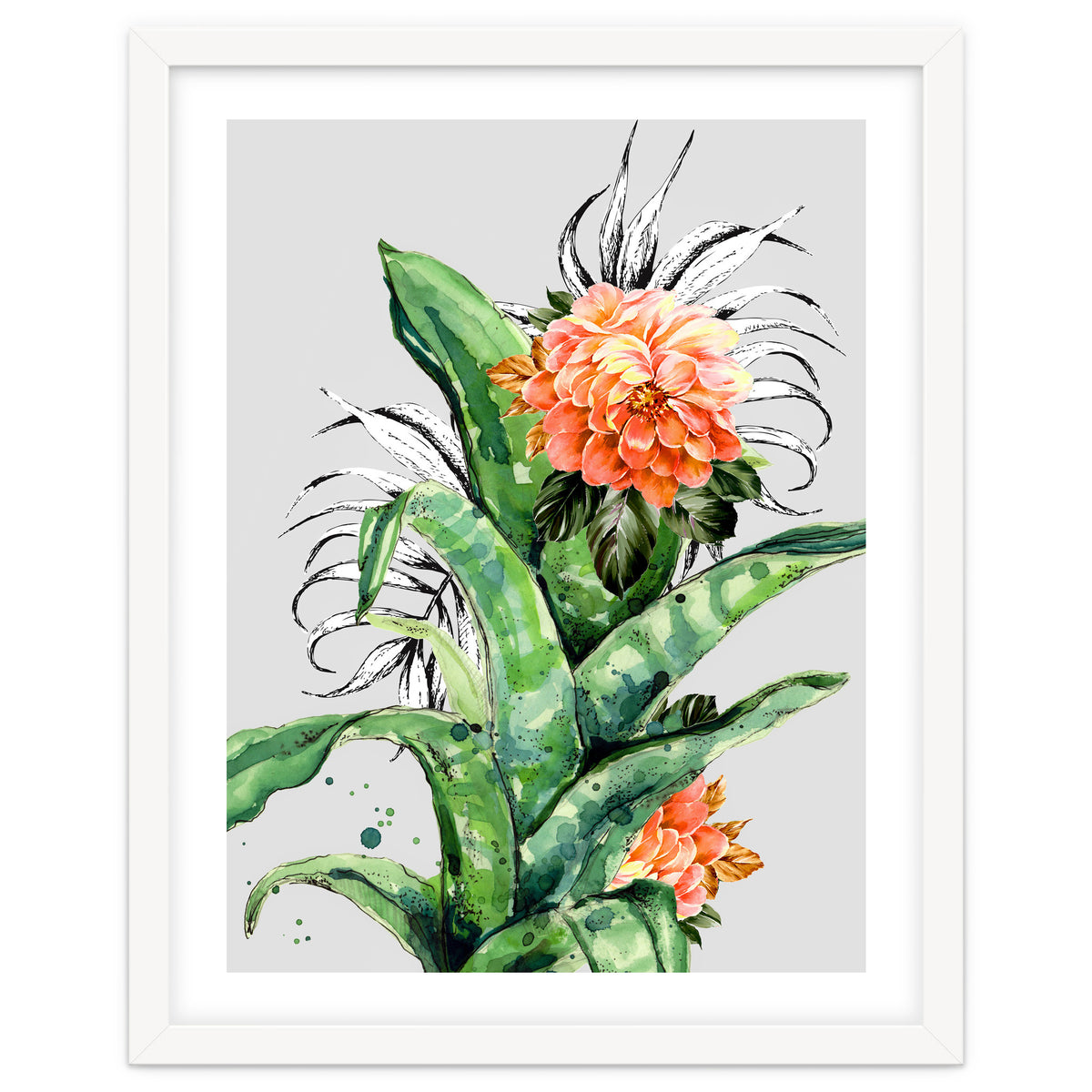 Collage of florid nature