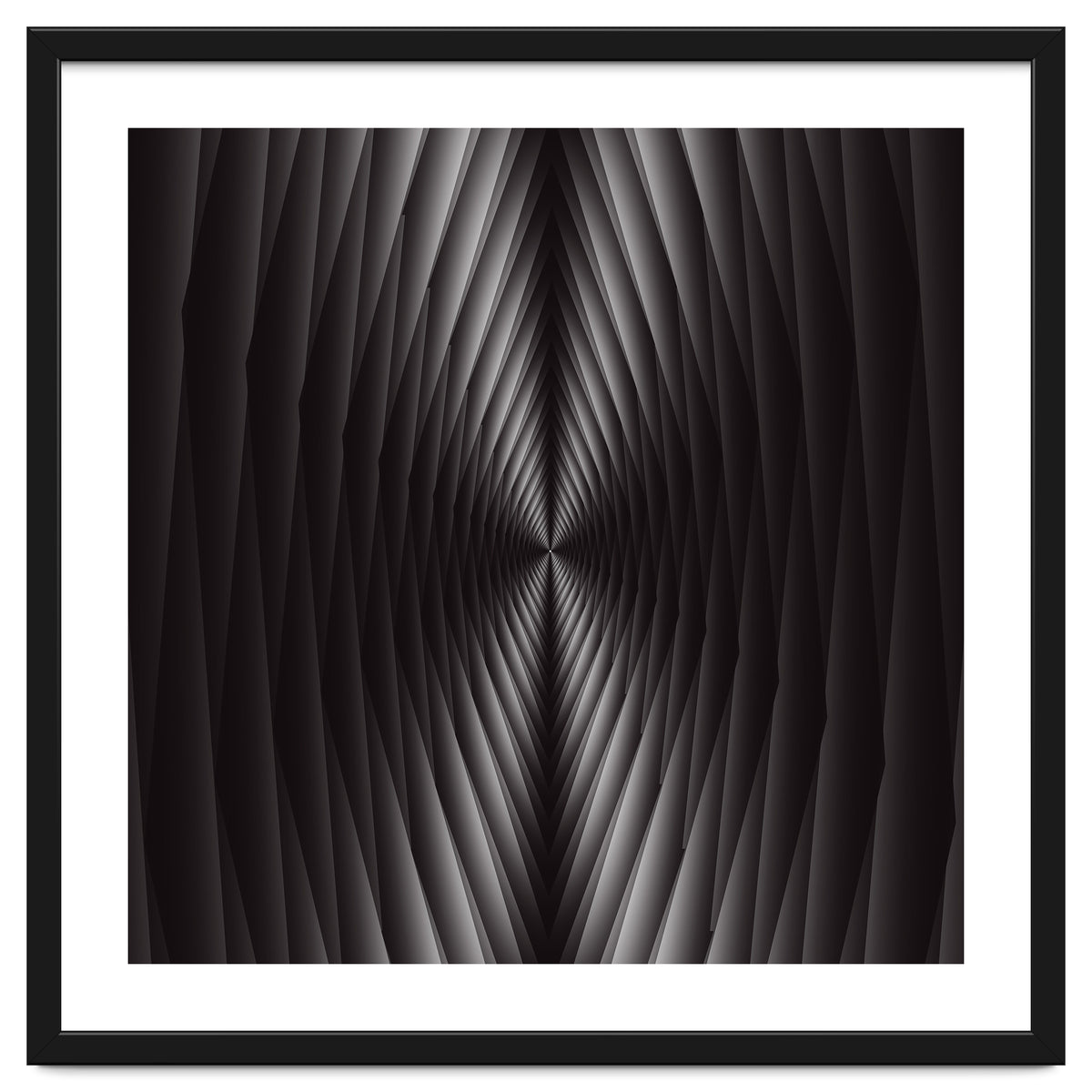 Monochrome Spiral Background