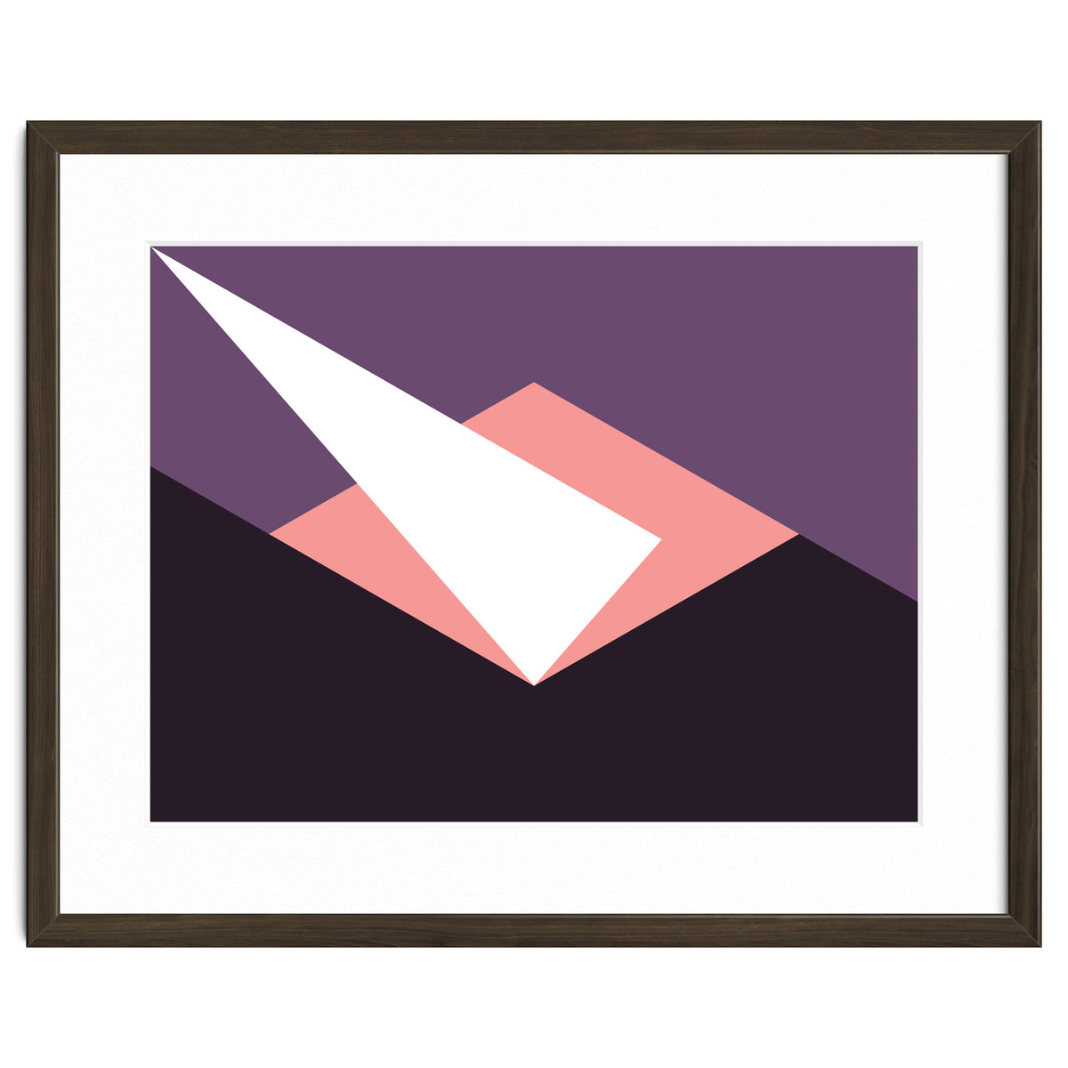 Geometric Shapes No. 59 - pink & purple