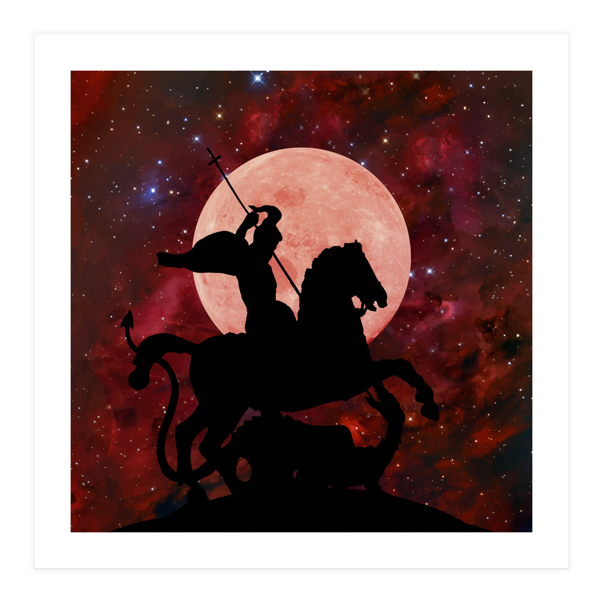 SAINT JORGE AND THE DRAGON (Print Only)