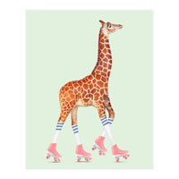 Rollerskating Giraffe (Print Only)