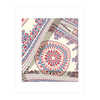 Romanian embroidery background 40 (Print Only)