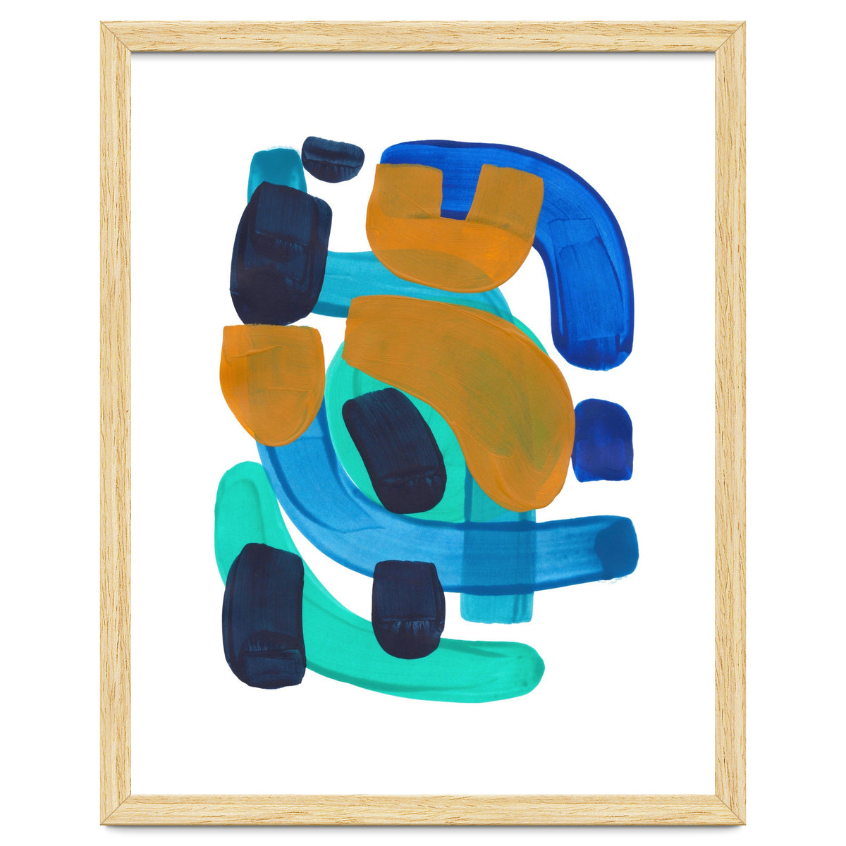 Marine Shapes Yellow Accent