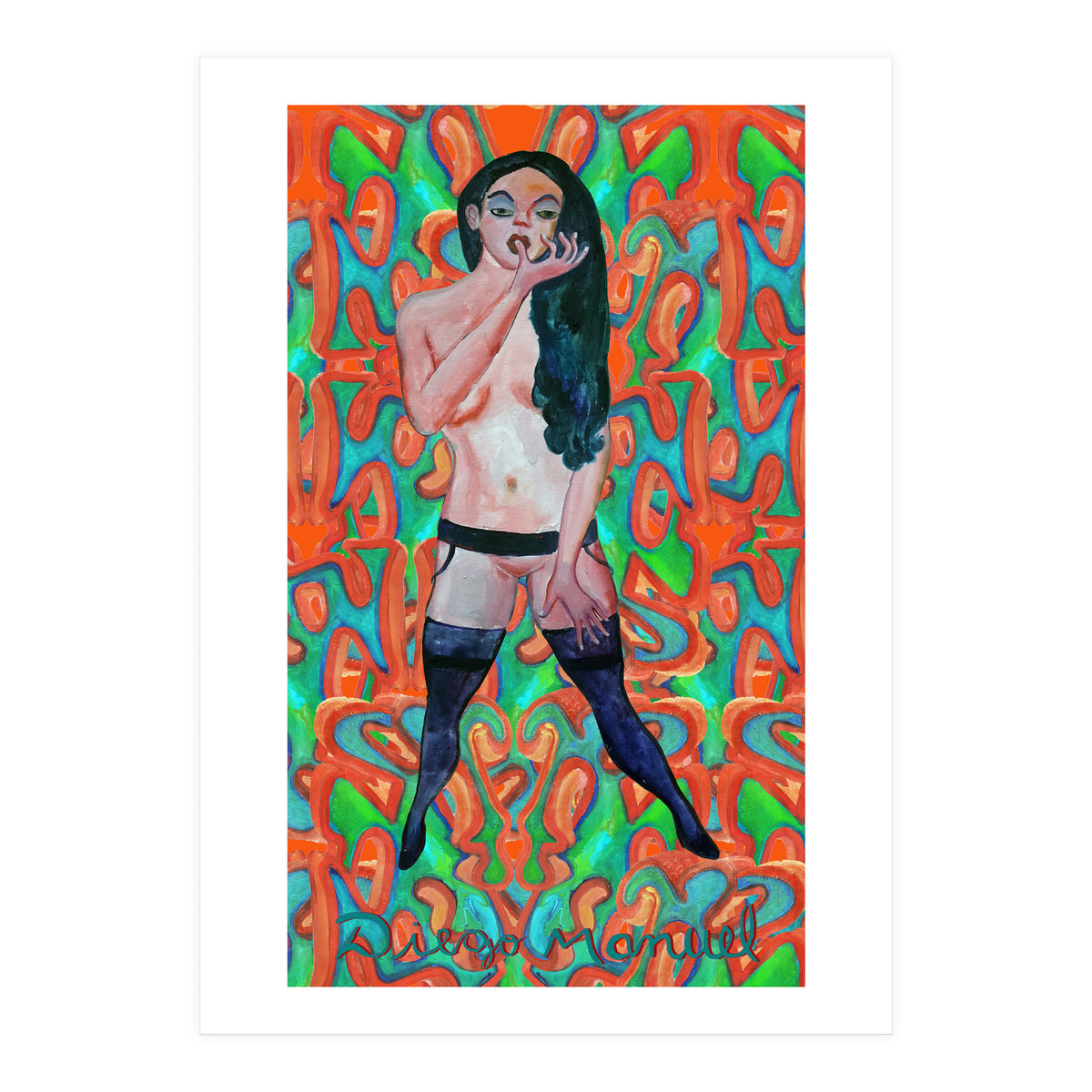 Chica Con Medias 2b (Print Only)