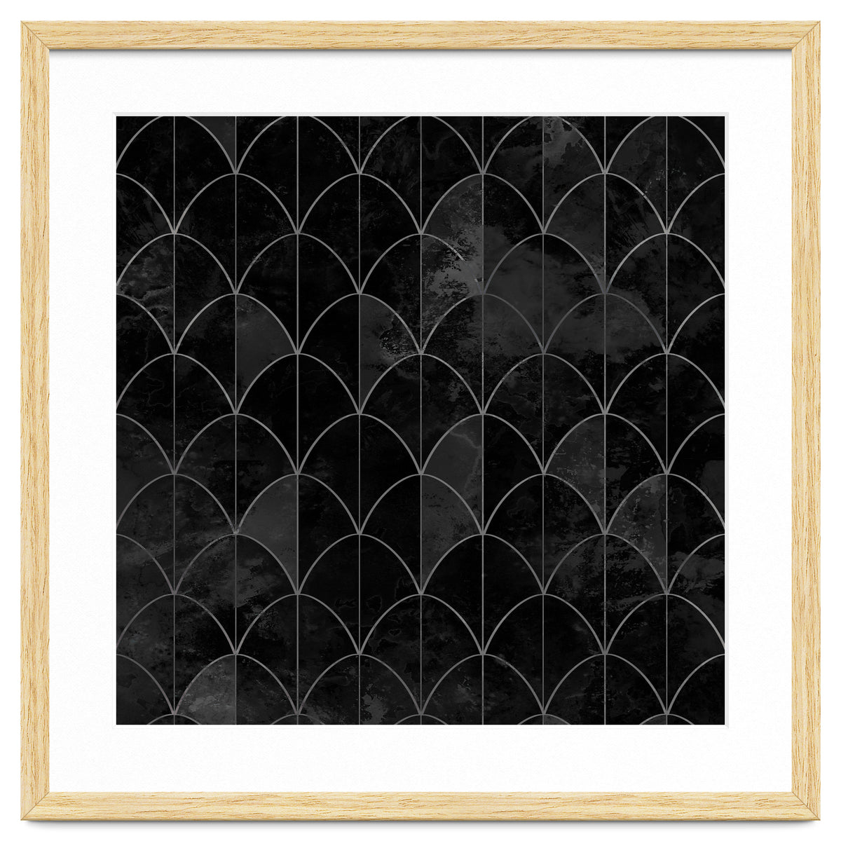 Mermaid scales. Black and white