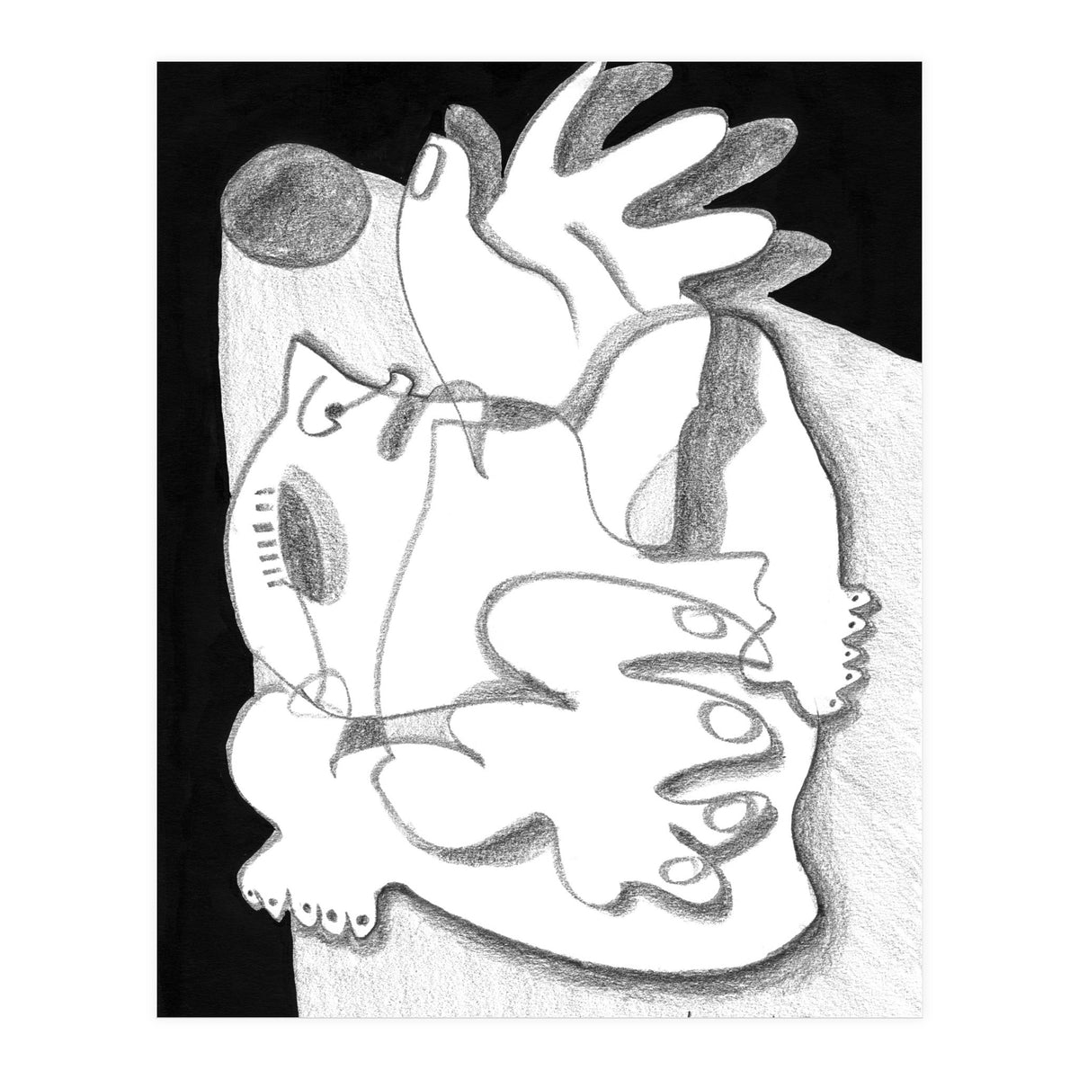 Dying in the Spotlight - b&w (Print Only)