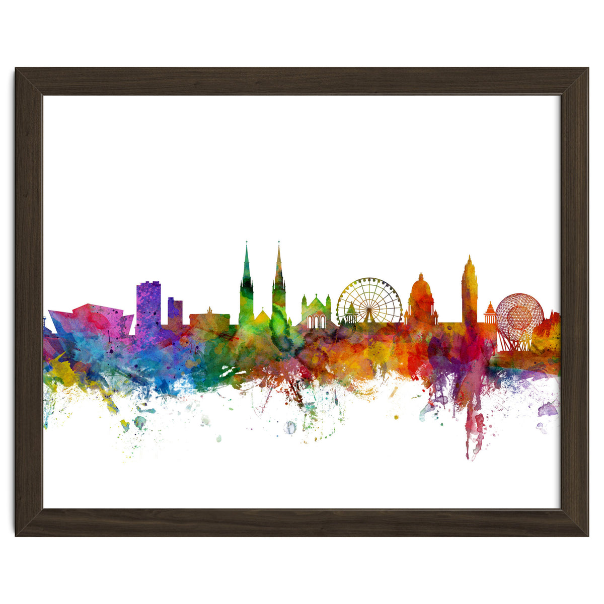 Belfast Northern Ireland Skyline