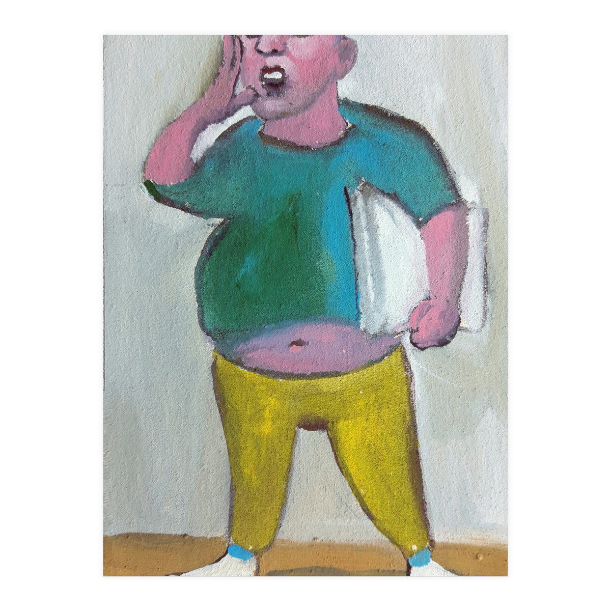 newspaper seller (Print Only)