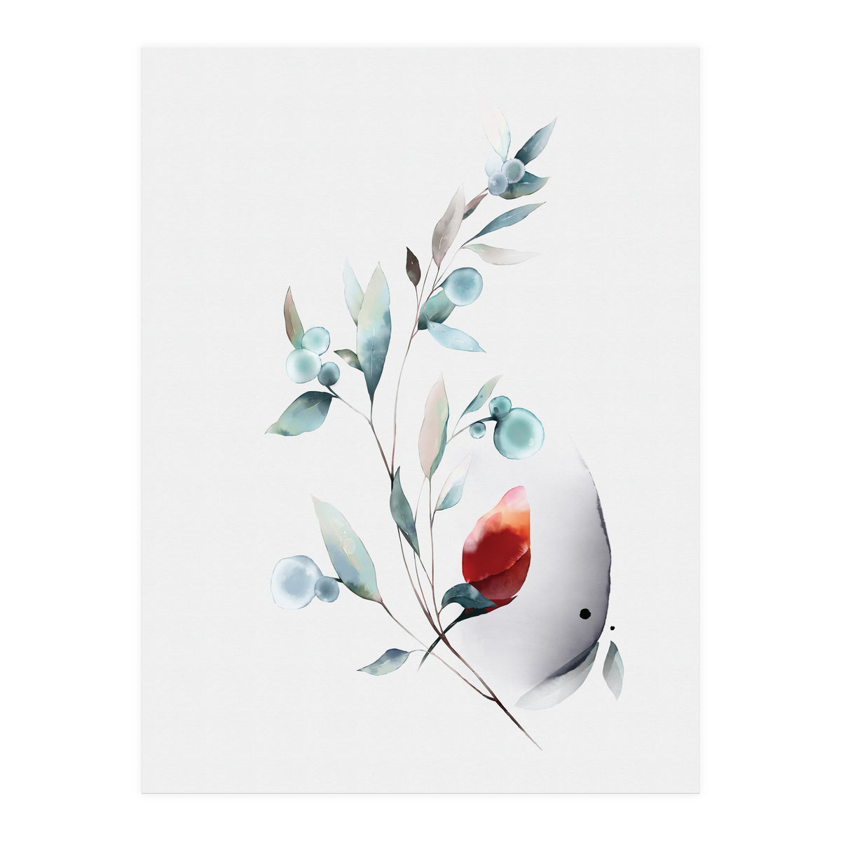 Minimalist Modern Botanical  (Print Only)