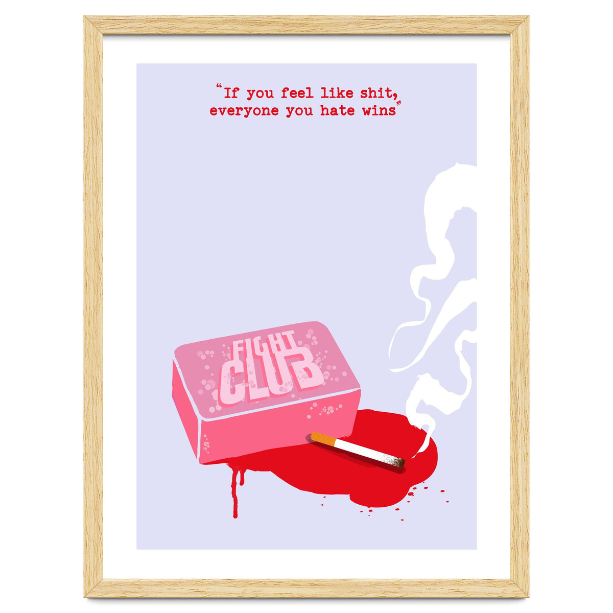 Fight Club soap movie poster