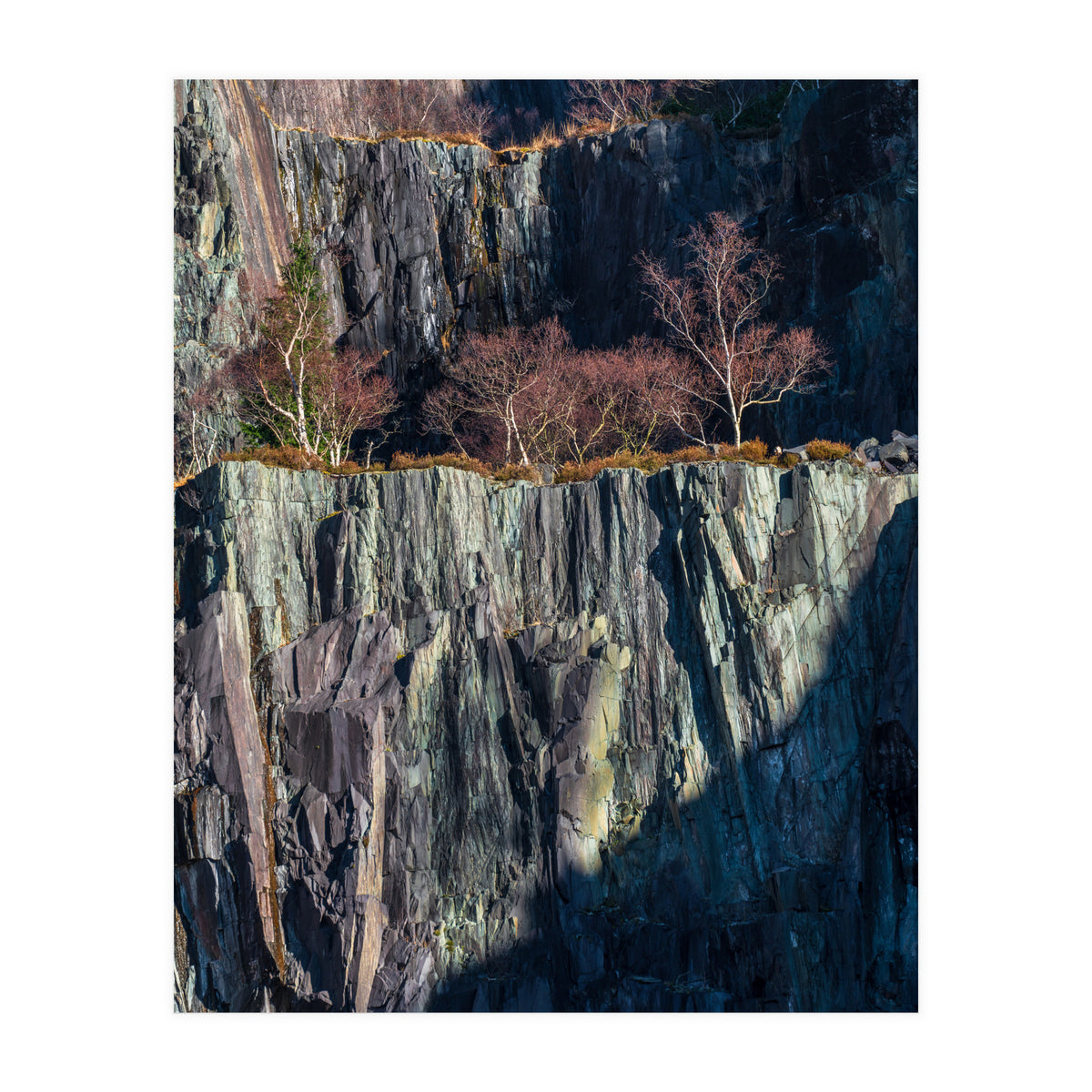 Dinorwic slate quarries in Llanberis, Wales, 1. (Print Only)