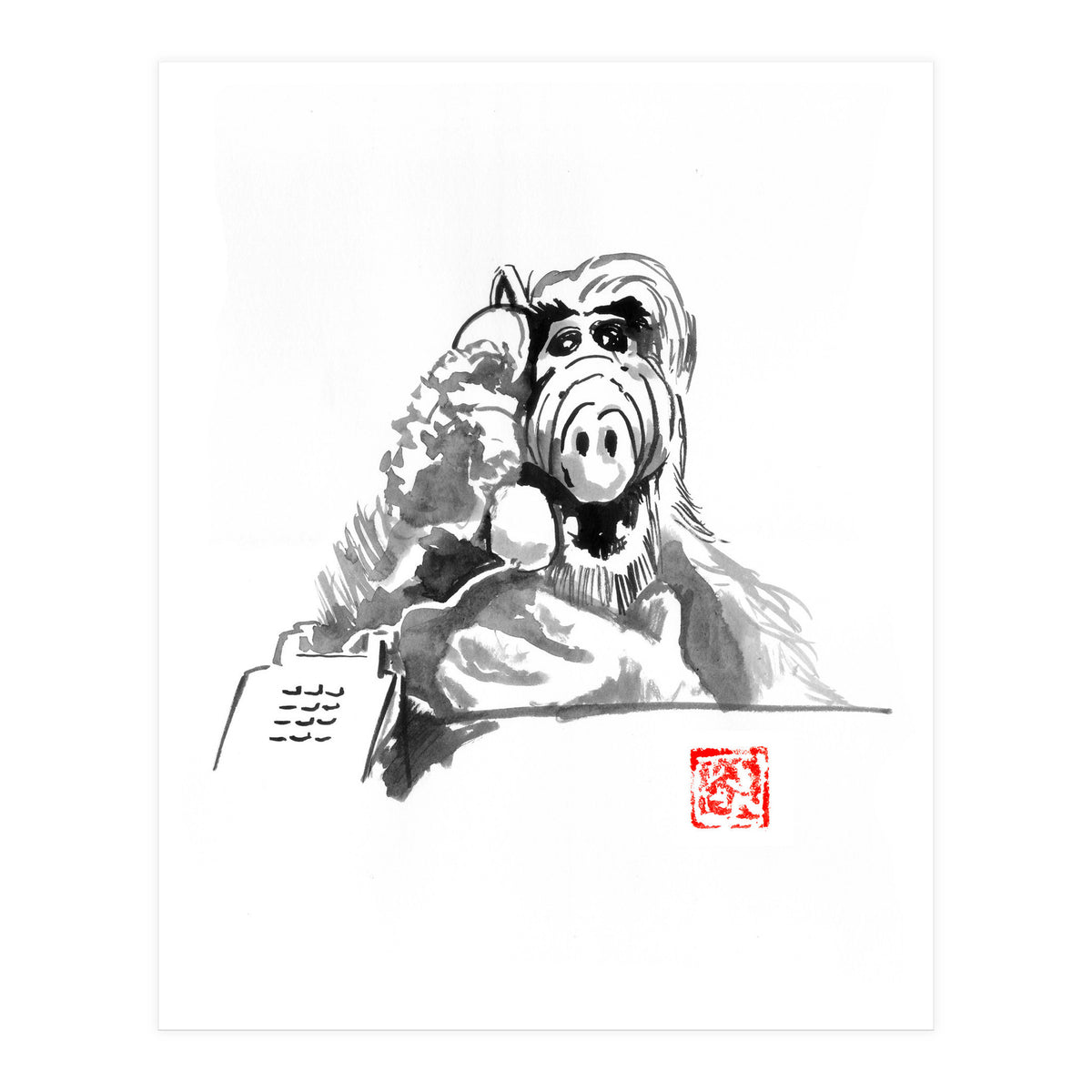 Alf Phoning  (Print Only)