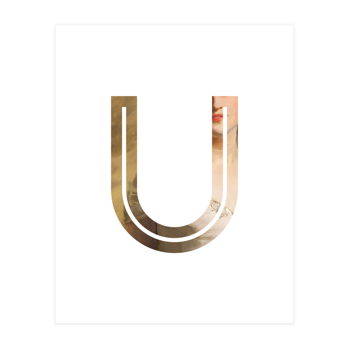 Letter U - (Impress) (Print Only)