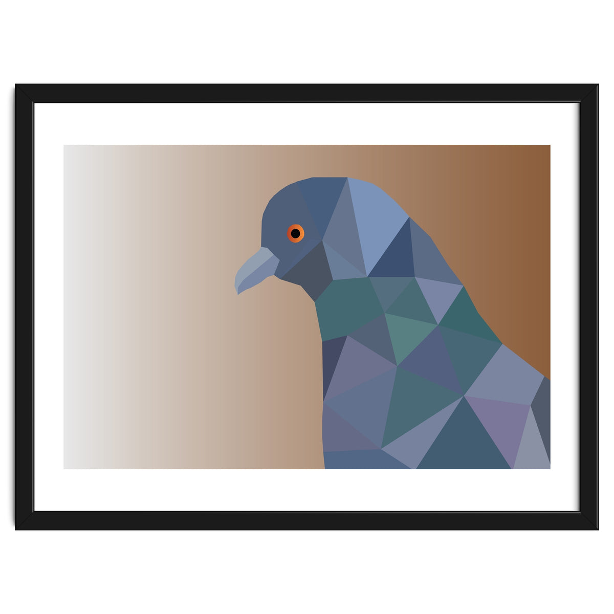 Pigeon Low Poly Art