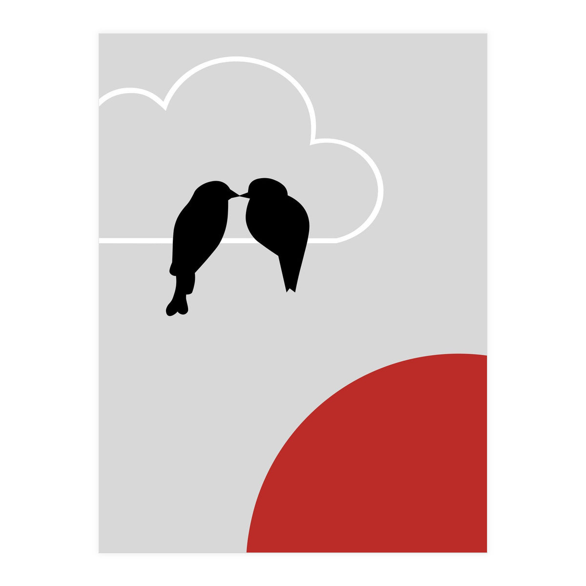 KISSING SUNSET (Print Only)