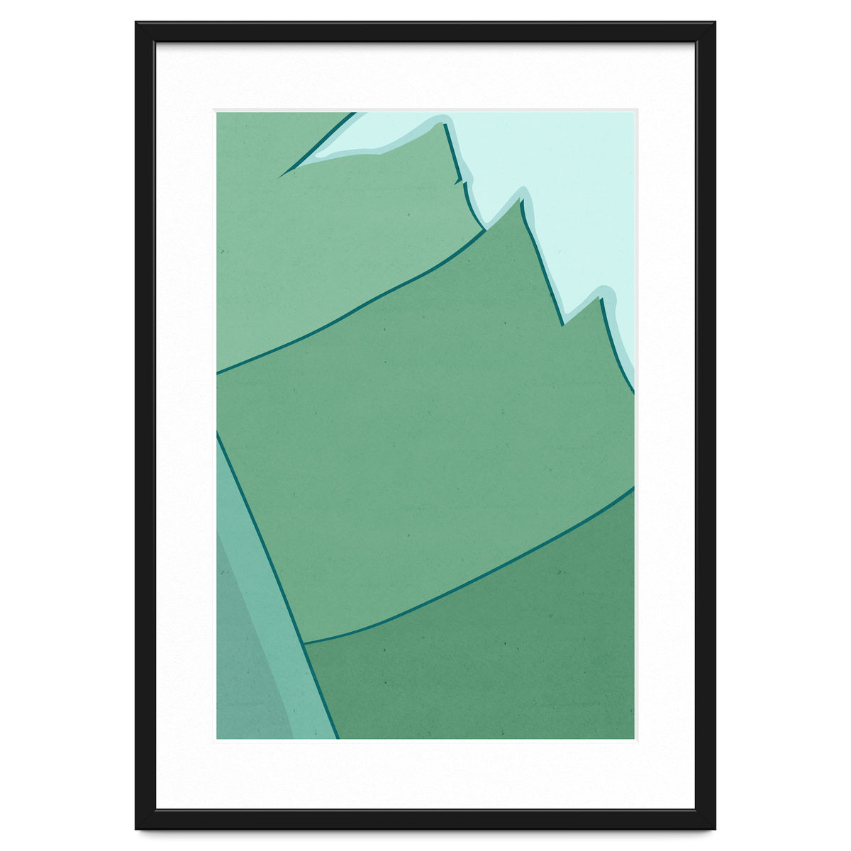 Abstract Banana Leaves Three - Greener Eden